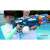 Kids playing with Master 838 Electric Water Gun, blue and white water blaster with 600ml tank