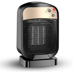 Black Knight electric heater, 1800W, 3 heat settings, black - Space Heater