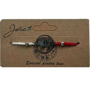 Jolie Taurus Zodiac Bracelet, red and white string, special gift for you - Women's Accessory
