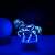 Flippy 3D LED Horse Night Light, Blue