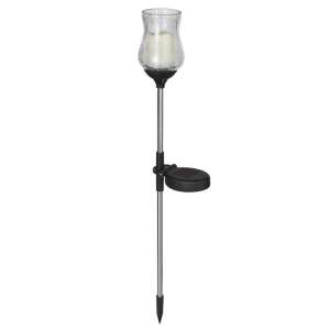 Lalea LED solar powered garden lamp Flippy, 55 cm high, glass and ABS material, warm white light - Nonbrand Solar lantern