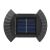 Close-up of Flippy solar wall light, bow-shaped, 8 LED, solar panel detail