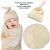 Flippy Flanelldecke und Mütze Set, Laibform, für Neugeborene, Polyestermaterial, 85 cm, creme 107636063