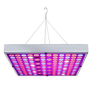 45W Flippy LED növekedési lámpa beltéri növényekhez, 225 LED, 165 piros LED, 60 kék LED, 30 x 30 cm, többszínű - Napelemes lámpa