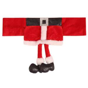 Santa Claus chair back decoration, Christmas chair decoration, red chair back decoration, chair back cover, Christmas decor, holiday decor - Christmas Decoration