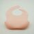 Flippy Baba pink silicone baby bib