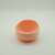 pink silicone suction bowl for baby