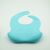 Baba silicone baby bib with crumb catcher, blue