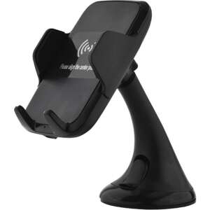 Black car phone holder with wireless charging, W001 model - Car Phone Holder