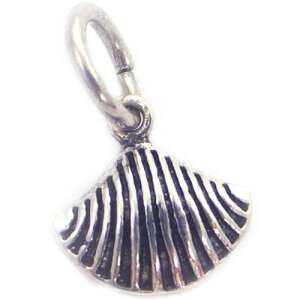 Srebrny zawieszka muszla, 925 srebro próby, muszla zawieszka, biżuteria - Flippy Wisiorek damski