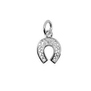 Filigrán Patkó ezüst 925 medál, silver horseshoe pendant, 925 silver, filigree, jewelry - Women's Accessory