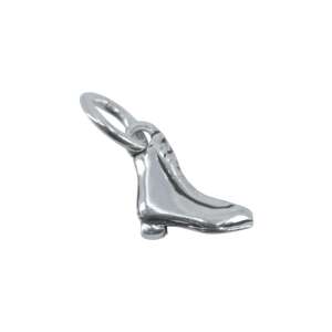 Ice 925 silver pendant, ice skate charm - Women's Accessory