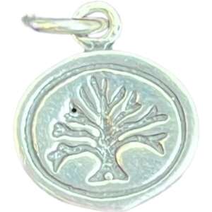 Jolie Silver 925 Sterling srebrny wisiorek, model monety z drzewem życia, 18 x 12 mm - Flippy Wisiorek damski