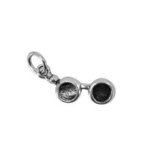 Jolie Silver 925 Sterling Silver Sunglasses Charm Pendant - Women's Accessory