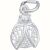 Srebrny wisiorek Jolie Silver 925, wzór filigranowej biedronki, 17 x 10 mm, 0,6 g 107637166
