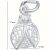 Srebrny wisiorek Jolie Silver 925, wzór filigranowej biedronki, 17 x 10 mm, 0,6 g 107637166