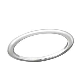 Obrączka ślubna ze srebra próby 925, rozmiar 52 - Dla kobiet