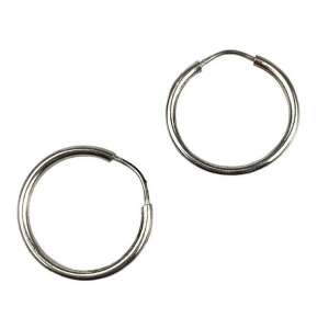 Cercei creole din argint 925, 18 mm - Cercei damă