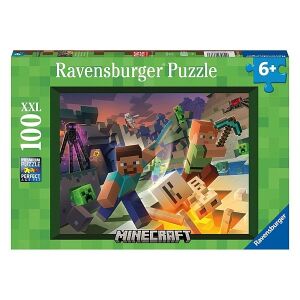 Ravensburger Minecraft Szörnyek XXL 100 darabos puzzle gyerekeknek - Ravensburger