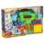 Ikonka Nerf 2in1 green toy gun in packaging with darts and balls
