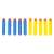 Nerf darts, blue and yellow foam bullets