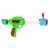 Ikonka Nerf 2in1 green toy gun with spring mechanism