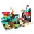 Ibi-irn Dinosaur Park Building Blocks Set with Ball Track and Pirate Ship Swing