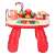 Ikonka Interactive Baby Game Table - Red, side view