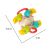 Ikonka Montessori 2in1 Teether Ball with Dimensions