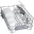 Bosch SPS2HMI42E dishwasher lower rack with dishes
