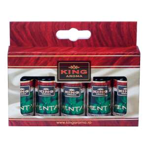 Kingaroma 5 pack of 10 ml peppermint essential oil for aromatherapy - Air Freshener