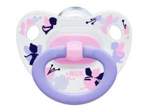 NUK Happy Days szilikon Játszócumi 3-as 18-36hó+ #lila-rózsaszín 30338845