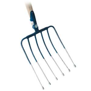 6-tine pitchfork with wooden handle - Garden Tool & Machine