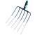 Villa 6-pronged pitchfork, blue, garden tool