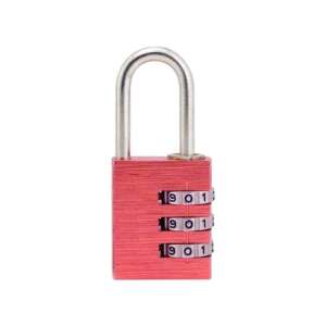 Red combination padlock, RV12002 - Padlock