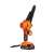 Kraft&Dele cordless mini chainsaw, 21V, 1500mAh, KD10626, side view