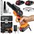 Kraft&Dele cordless mini chainsaw kit with accessories