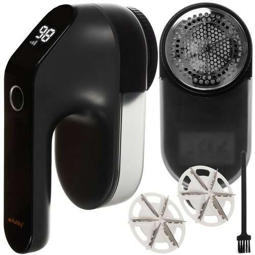 5W Premium High-Performance Fabric Shaver, LCD Display Showing Battery Level, 3 Speed Settings