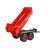 Red tipping trailer for farm toy tractor