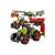 Farm toy set with tractors, trailers, and farm equipment