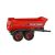 Toy red tipping trailer, agricultural vehicle playset
