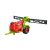 Toy farm sprayer attachment for tractor, agricultural vehicle playset