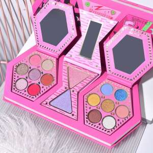 KEVIN & COCO Nobody is Perfect I am Nobody 32 Colors Face Palette Makeup Set open - Eyeshadow