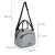 Tasty Food lunch bag dimensions, grey insulated lunch bag with shoulder strap