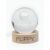 LED Decorative Lamp, Flippy, with 6cm Diameter Crystal Ball, Astronaut on Ladder to the Moon 3D Model, USB Powered, Wooden Stand, Warm White Light 107747107