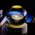 KipHome Galaxy 3D Crystal Ball LED Lamp with Wooden Base