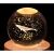 LED Decorative Lamp, Flippy, with 6cm Diameter Crystal Ball, 3D Whale Model, USB Powered, Wooden Stand, Warm White Light 107747101