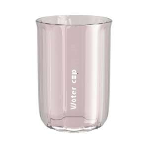 Flippy Rinse pohár na vodu na zubnú kefku, 200 ml, 10,4 x 7,3 cm, ružová priehľadná