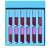 KEVIN & COCO 12 Color Lipgloss Set, 12 shades of lip gloss in a blue box