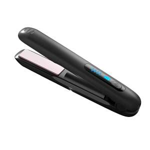 Flippy безжичен престилка за коса, черен, с цифров дисплей и контрол на температурата - Flippy